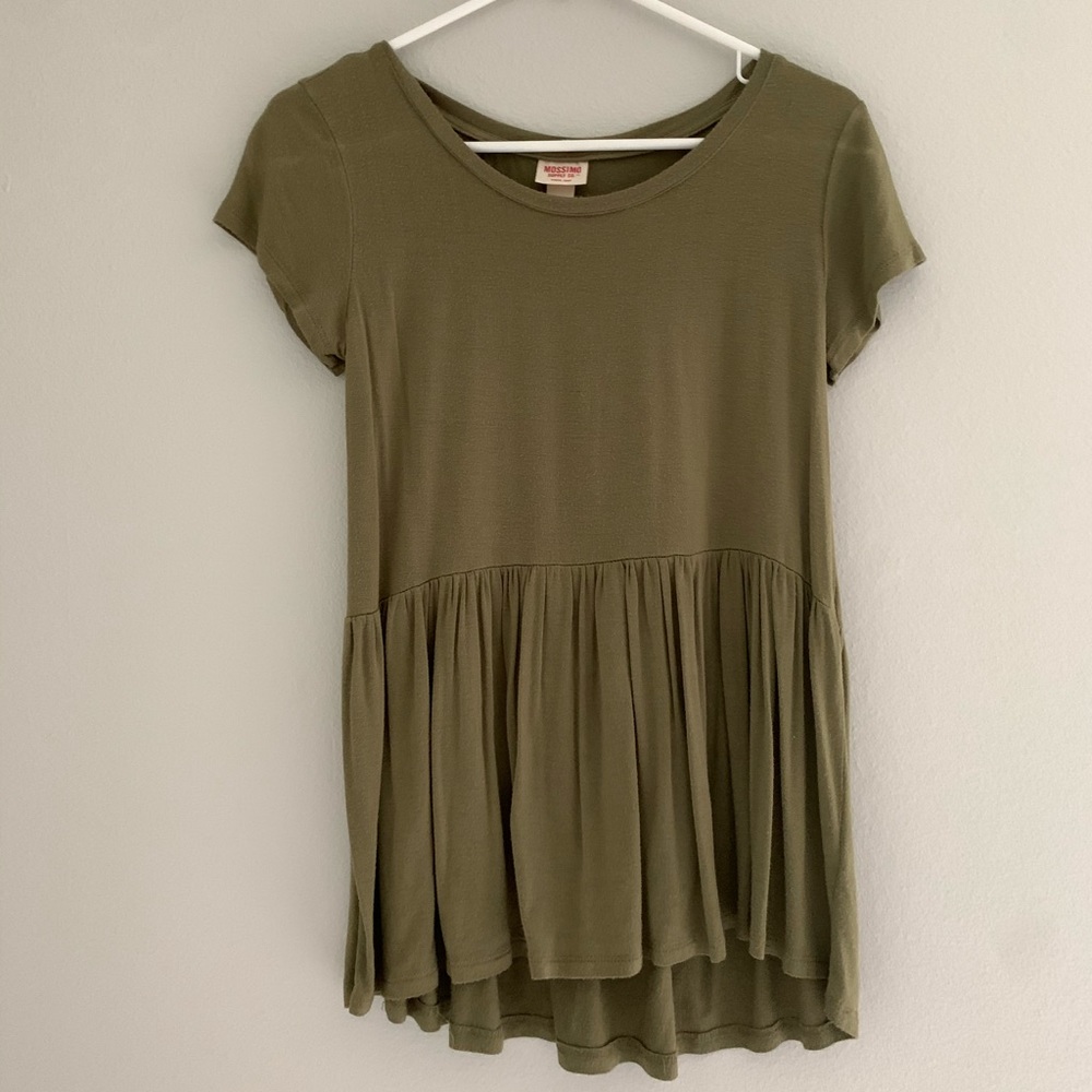 Army green tee